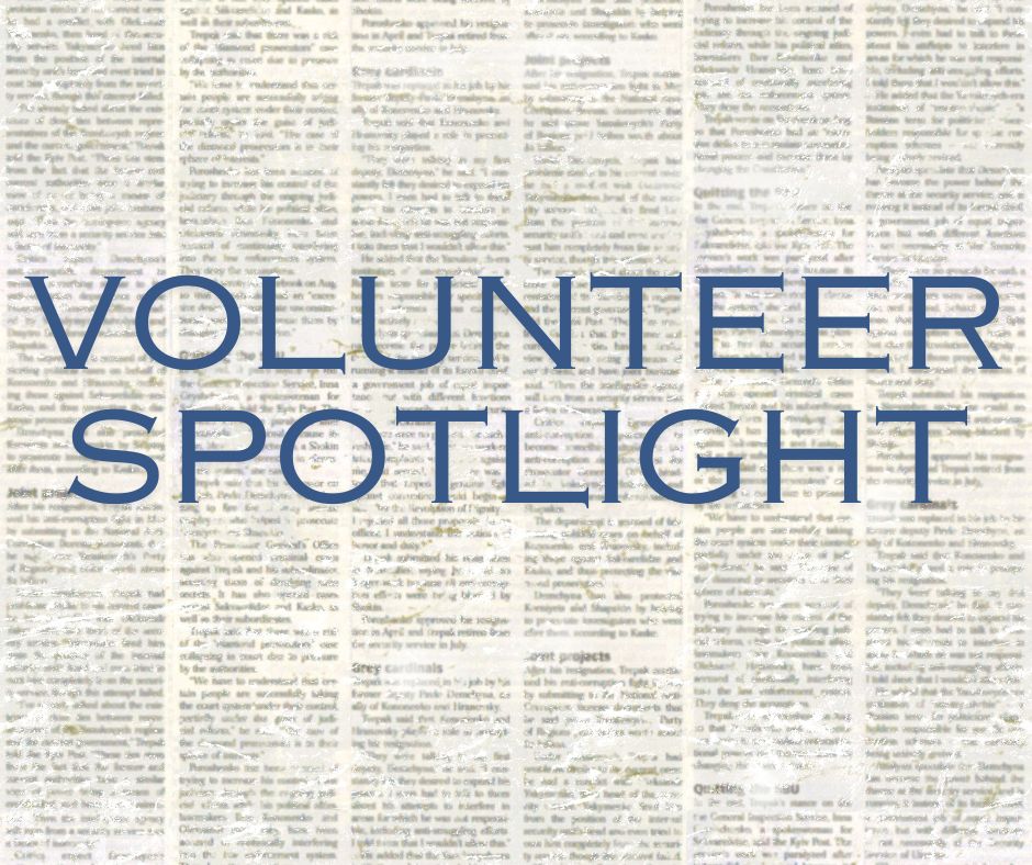 Volunteer Spotlight Issue 4: Brian Reid